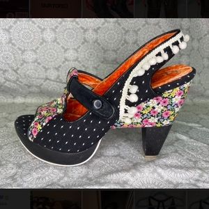 Irregular Choice Floral high-heel, Size 7.5